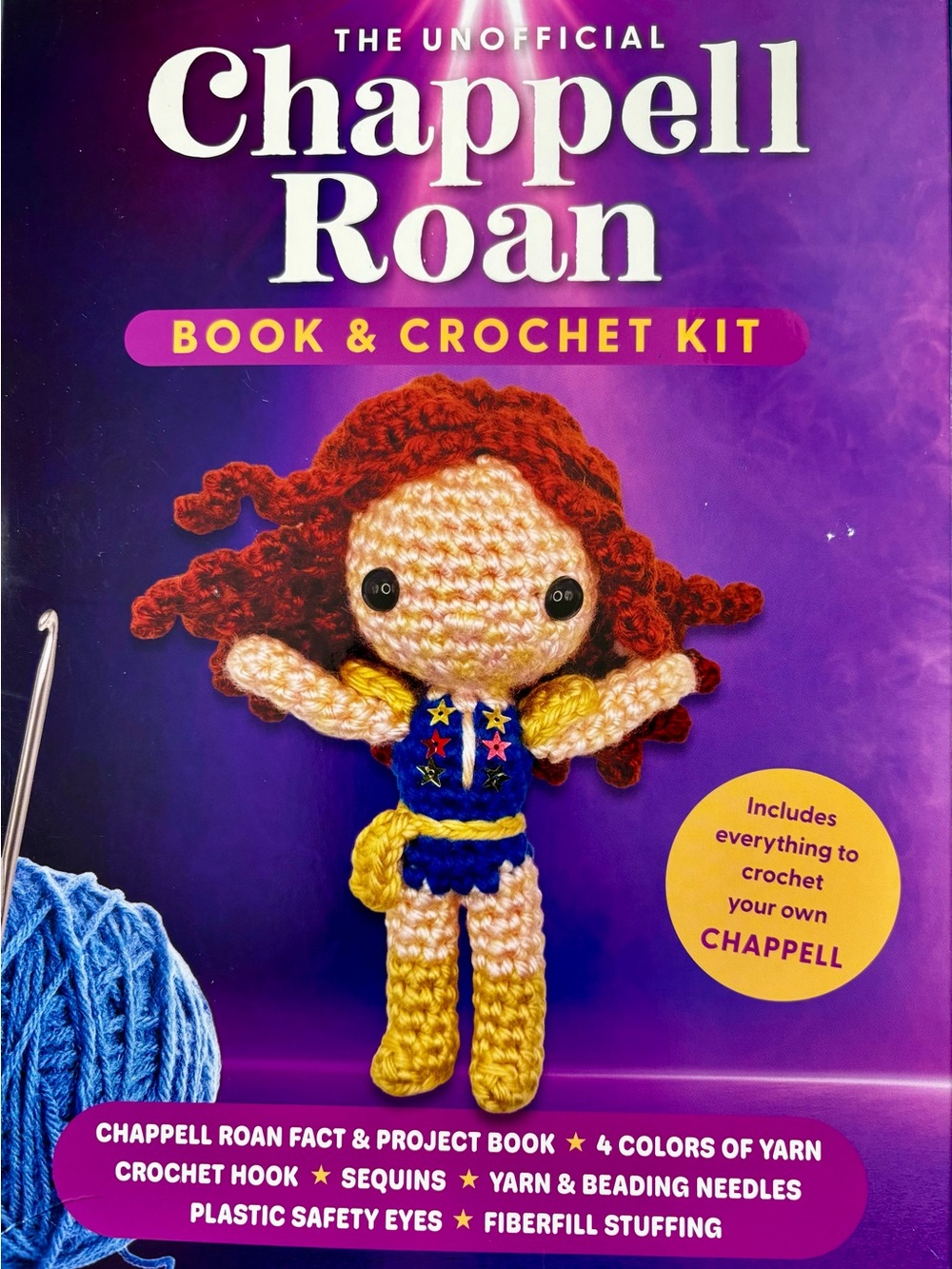 Chappell Roan Book & Crochet Kit - NIB